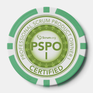 Scrum.org Poker Chip - PSPO zertifiziert
