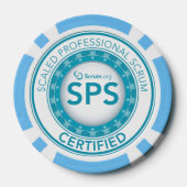 Scrum.org Poker Chip - SPS zertifiziert (Rückseite)