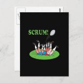 Scrum Postkarte (Vorne/Hinten)