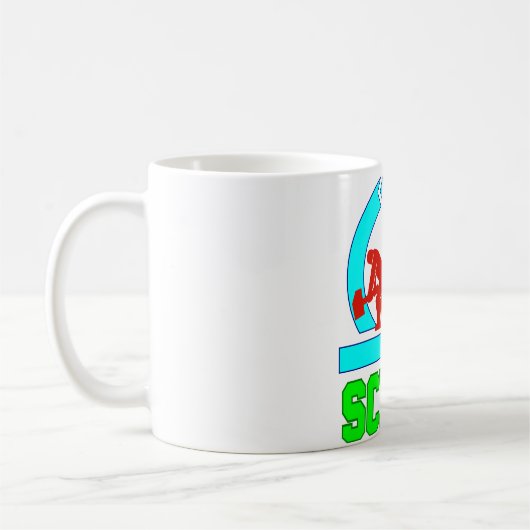 Scrum-Tasse - Arbeitskräfte und das bewegliche Kaffeetasse (Links)