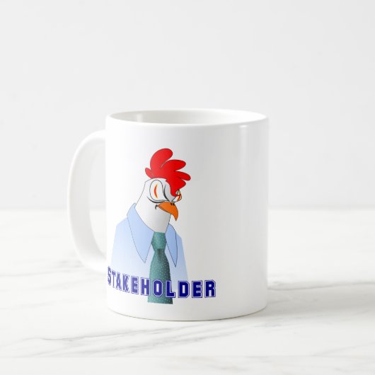 Scrum-Verwahrer-Tasse Kaffeetasse (Vorderseite Links)