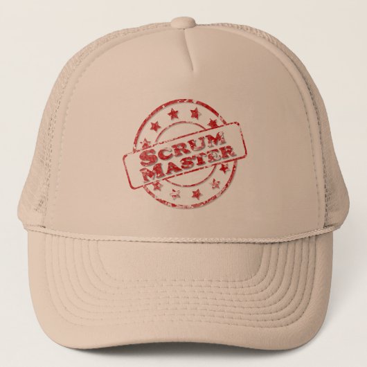 Scrum-VorlagenBriefmarke Truckerkappe (Vorderseite)