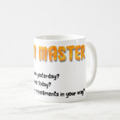Scrum-VorlagenErinnerungs-Tasse Kaffeetasse (VorderseiteRechts)