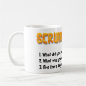 Scrum-VorlagenErinnerungs-Tasse Kaffeetasse (Links)