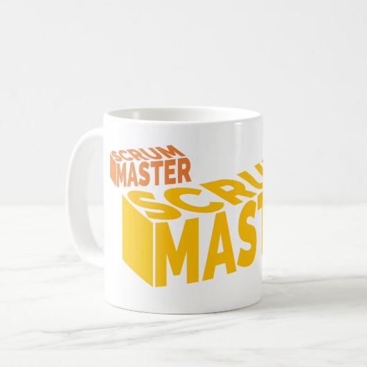 Scrum-VorlagenGebäude-Blöcke Kaffeetasse (Vorderseite Links)