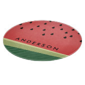 Scrumptious individueller Name der Wassermelone-| Schneidebrett (Ecke)