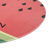 Scrumptious individueller Name der Wassermelone-| Schneidebrett (Ecke)