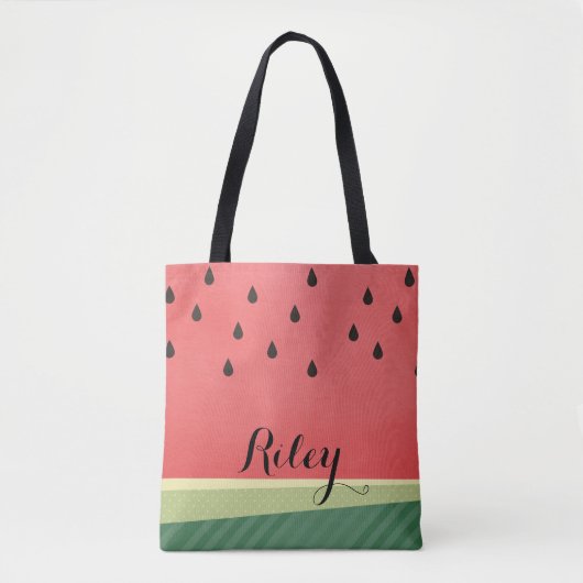 Scrumptious individueller Name der Wassermelone-| Tasche (Vorderseite)