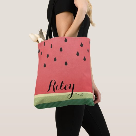 Scrumptious individueller Name der Wassermelone-| Tasche (Von Nahem)