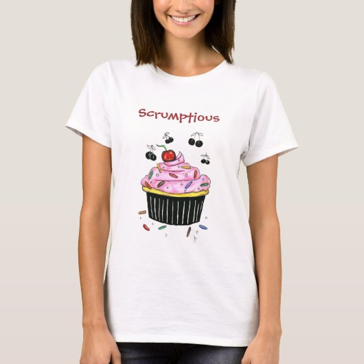 Scrumptious kleiner Kuchenbabydoll-T - Shirt (Vorderseite)