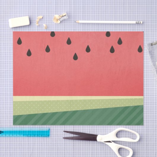 Scrumptious Wassermelone Seidenpapier (Handwerk)