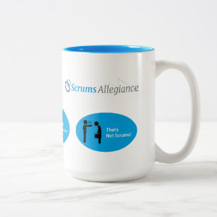 Scrums Allegitime Coffein Holster Zweifarbige Tasse