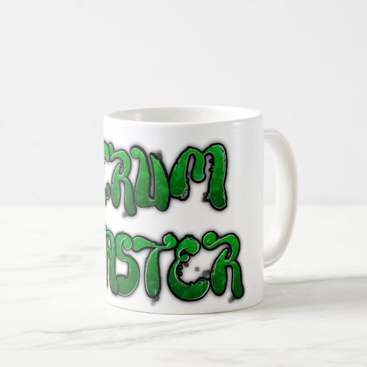 Scrumvorlagengraffiti-Tasse Kaffeetasse (VorderseiteRechts)