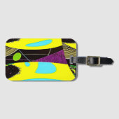 "Scrunchies" Gepäckmarke (mit Kartenschlitz) Gepäckanhänger (Vorderseite (Horizontal))