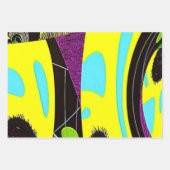 "Scrunchies" Packpapier Flachblatt Set 3 Geschenkpapier Set (Vorderseite 3)