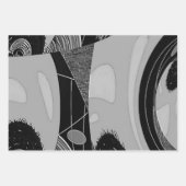 "Scrunchies" Packpapier Flachblatt Set 3 Geschenkpapier Set (Vorderseite)