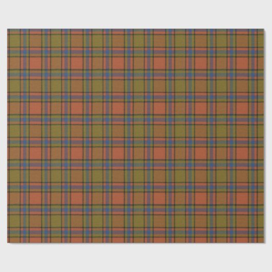 Scrymgeour Ancient Original Scottish Clan Tartan Geschenkpapier (Flach)