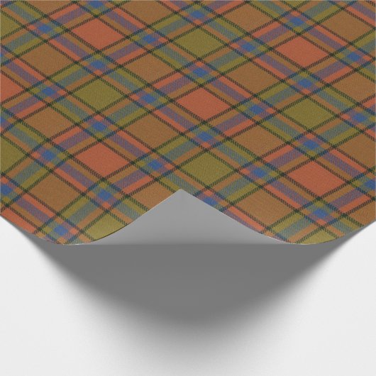 Scrymgeour Ancient Original Scottish Clan Tartan Geschenkpapier (Ecke)