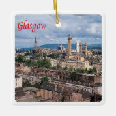 SCT003 GLASGOW, Schottland, Keramikornament (Vorderseite)