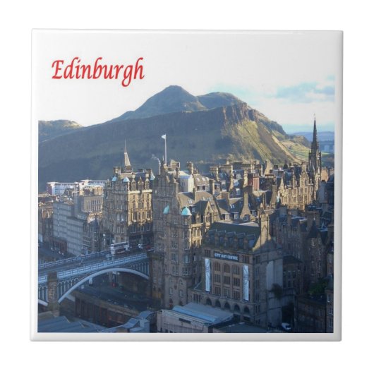 SCT004 EDINBURGH, Schottland, Fliese (Vorderseite)