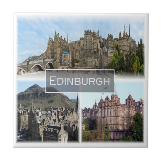 SCT006 EDINBURGH, Schottland, Fliese (Vorderseite)