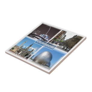 SCT009 GLASGOW, Schottland, Fliese