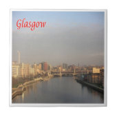 SCT017 GLASGOW Skyline, Schottland, Fliese (Vorderseite)