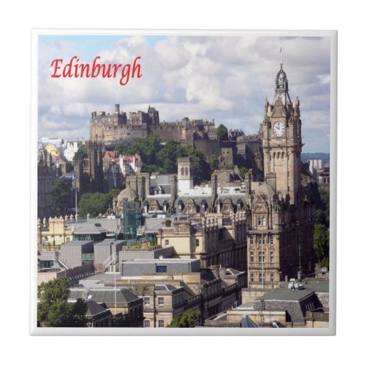 SCT019 EDINBURGH, Schottland, Europa Fliese (Vorderseite)
