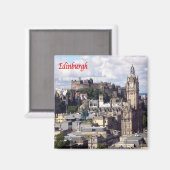 SCT019 EDINBURGH, Schottland, Europa, Kühlschrank Magnet (Vorderseite/Rückseite)