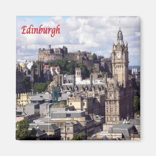 SCT019 EDINBURGH, Schottland, Europa, Kühlschrank Magnet (Vorne)