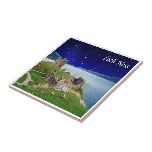 SCT023 LOCH NESS, Schottland, Fliese (Seite)