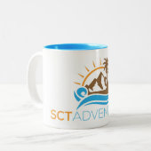 SCT Adventures Coffee Tasse (Vorderseite Links)