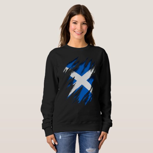 Sct Salreifen Scotland Flag Sweatshirt (Vorne ganz)