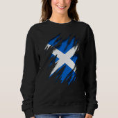 Sct Salreifen Scotland Flag Sweatshirt (Vorderseite)