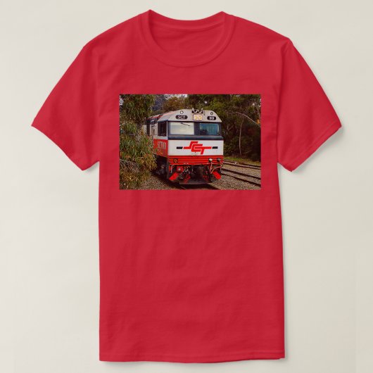 SCT train locomotive engine Australia T-Shirt (Design vorne)