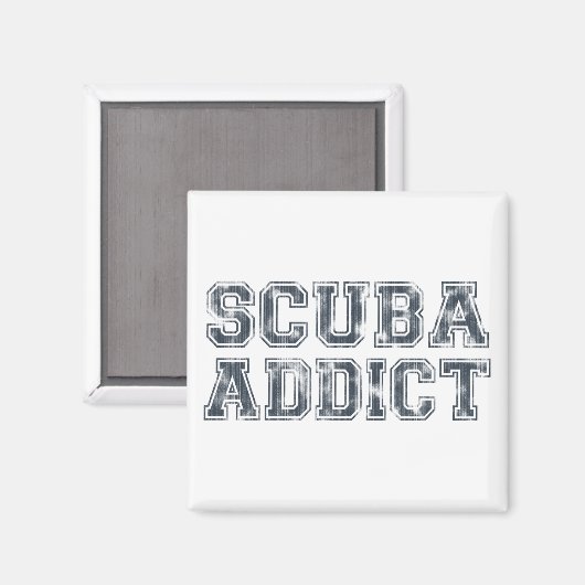 Scuba Addict Magnet (Vorderseite/Rückseite)