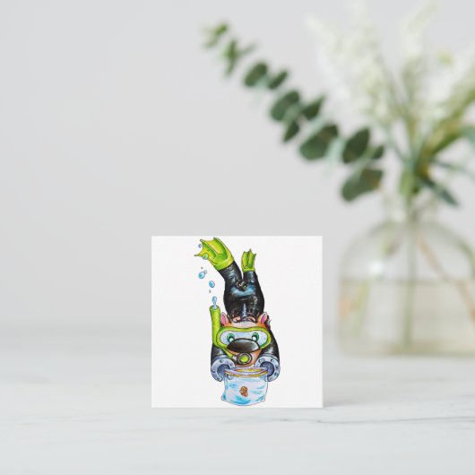 Scuba Begleitkarte (Stehend Vorderseite)