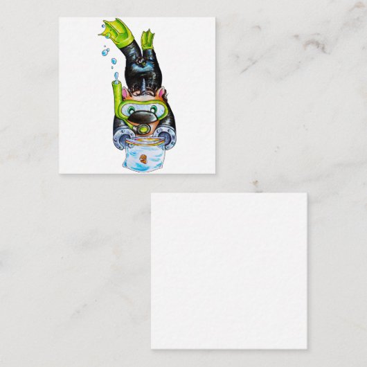 Scuba Begleitkarte (Vorne/Hinten)