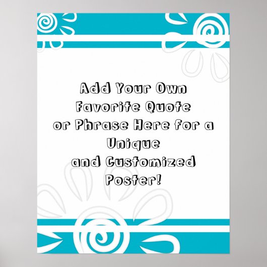 Scuba Blue (Scuba Blue): Hinzufügen Ihrer benutzer Poster (Vorne)