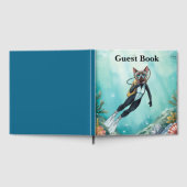 Scuba Cat Diving Under the Sea  Gästebuch (Voll)