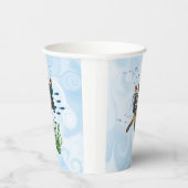 Scuba Cat is diving  Underwater  Pappbecher (Rechts)