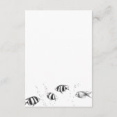 Scuba Couple QR Code und Details Begleitkarte (Rückseite)