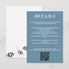 Scuba Couple QR Code und Details Begleitkarte