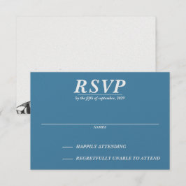 Scuba Couple RSVP Karte