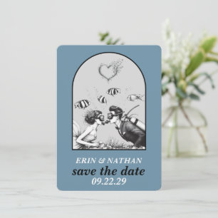 Scuba Couple Save the Date