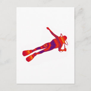 SCUBA DER GRENZEN POSTKARTE