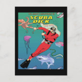 Scuba Dick Postcard Postkarte (Vorderseite)