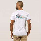 Scuba Dive Abandon Ship lebt nicht im T - Shirt (Schwarz voll)