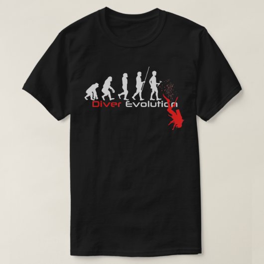 Scuba Dive Evolution Divers T-Shirt (Design vorne)