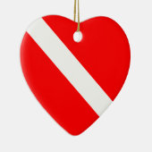 Scuba Dive Flag Ornament (beidseitig) (Rechts)